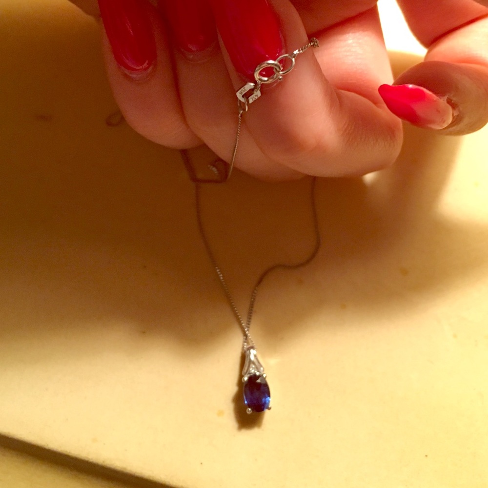 Sapphire necklace